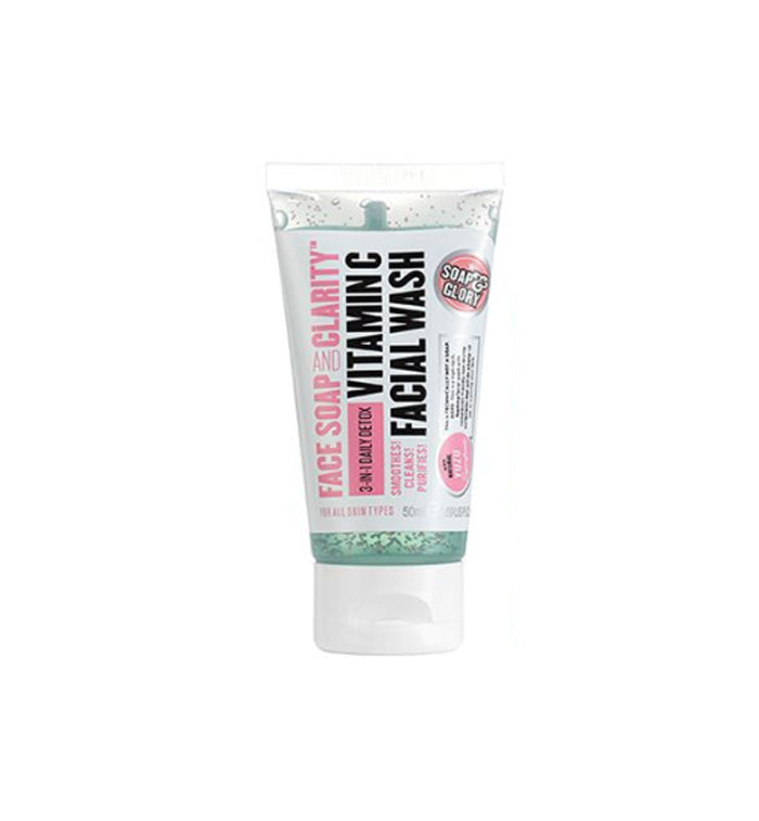 Soap & Glory- Face Soap And Clarity 3-in-1 Daily Vitamin C Facial Wash, 50ml by Bagallery Deals priced at #price# | Bagallery Deals