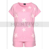 Montivo Arizona Pink Star Short Sleepwear Suit