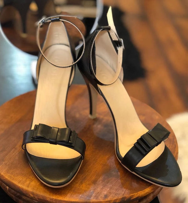 Ovolo- Black Tarnish Sandals