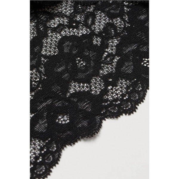 H&M- Lace bralette- Black