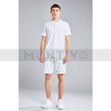 Montivo Smog printed white shorts