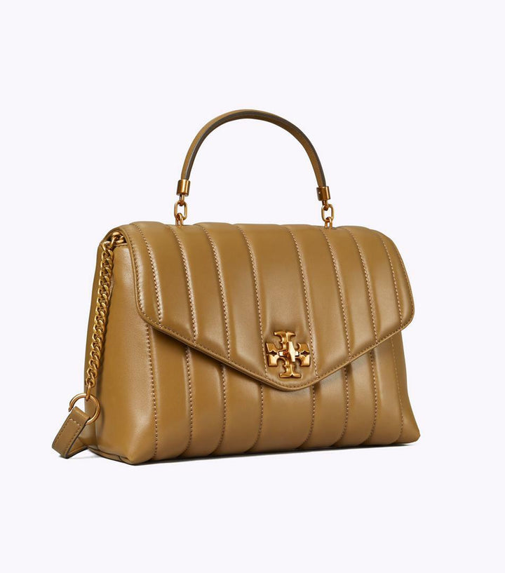 Tory Burch Kira top Handle Satchel Toasted Sesame