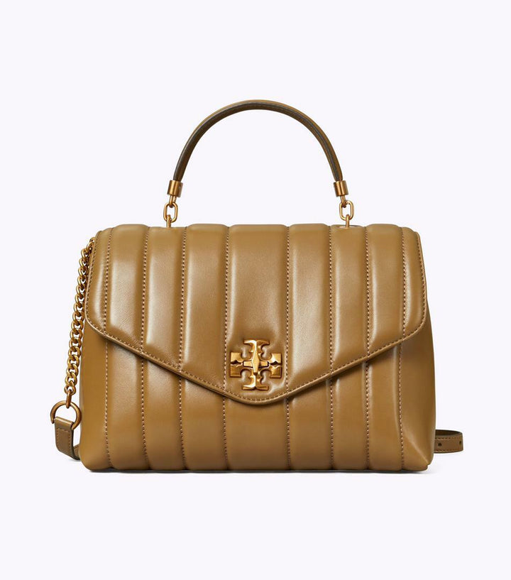 Tory Burch Kira top Handle Satchel Toasted Sesame