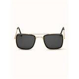 Shein- Flat brim metallic sunglasses For Women