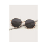Shein- Metal frame sunglasses for men