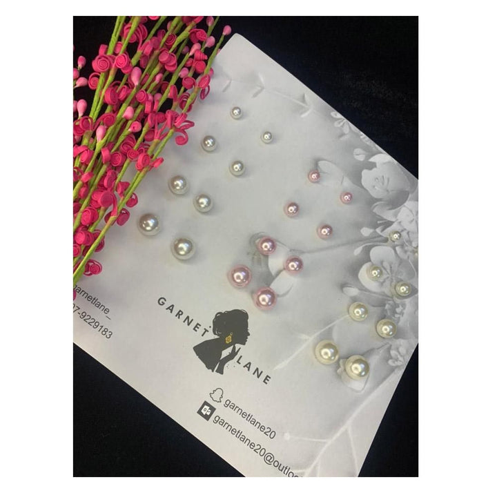 Garnet Lane- Ear Trinkets- Pink and White