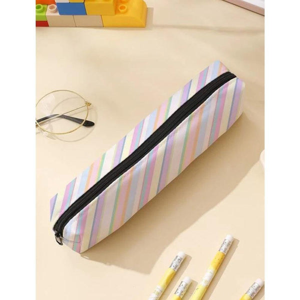 Shein- Striped Pattern Pencil Case