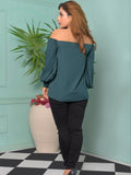 Mardaz- Cold Shoulder Top For Women By Mardaz Fashion Md606- Green