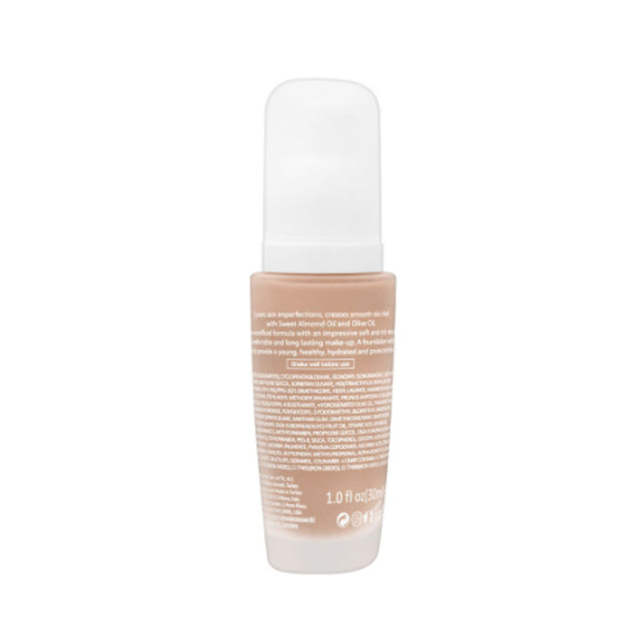 Flormar- Perfect Cover Foundation Natural Ivory 107