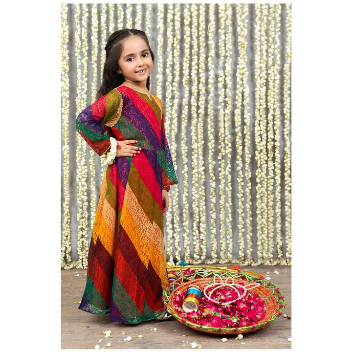 Keshia- 1 Piece Stitched Kids Formal