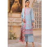 Roheenaz- Embroidered Lawn Suits Unstitched 3 Piece RO22L-2 RNZ22S-07B
