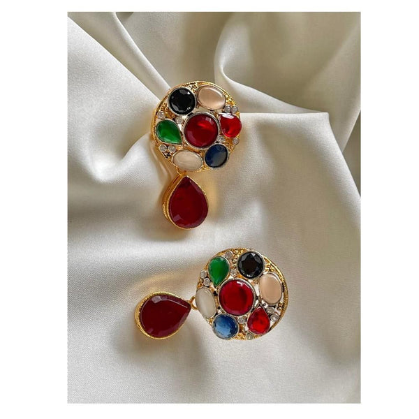 Jewels by Noor- Multi Coloured Egyption Earrings