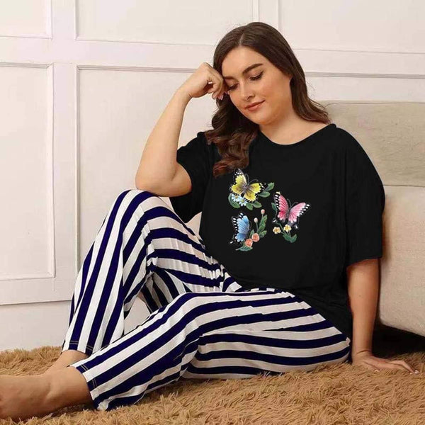 BUTTERFLY PJ SUIT - BLACK