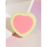 Shein- Sponge Random Color Heart Shape Beauty Face Wash