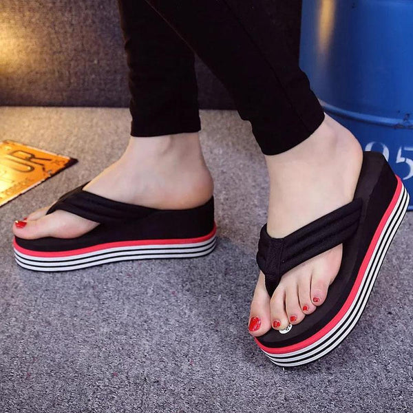 CSS- New Summer Flipflops Slippers- Black