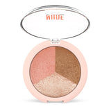 Golden Rose-Nude Look Baked Trio Face Powder (NEW)