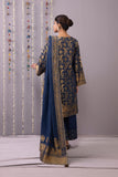 Sapphire- 3 Piece - Embroidered Jacquard Suit