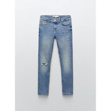 Zara- Zw The '80S Skinny Jeans- Blue
