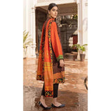 Gul Ahmed- 3PC Printed Lawn Unstitched Embroidered Suit With Printed Lawn Dupatta CL-1298