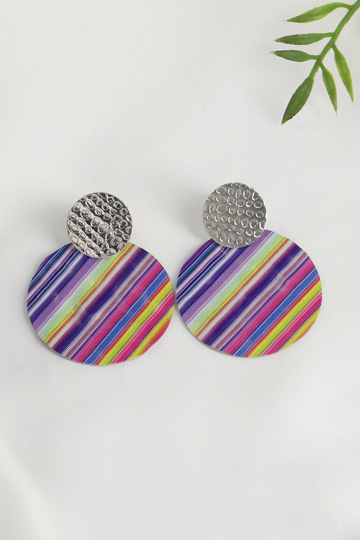 Keshia- Jolie Purple Ear Rings