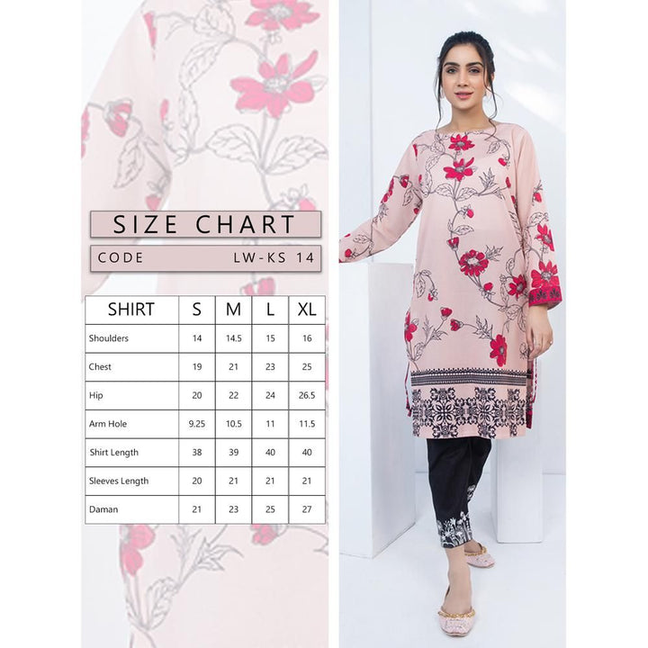 Keshia- Stitched Printed Kurti Bundle 01