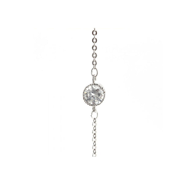 Zardi- Silver Sparkling Crystal Bracelet