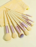 The Original 13 Pcs Make up Brushes Set Yellow