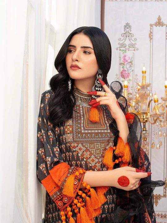 Mumtaz – 3 Piece Embroidered Unstitched Luxury Lawn