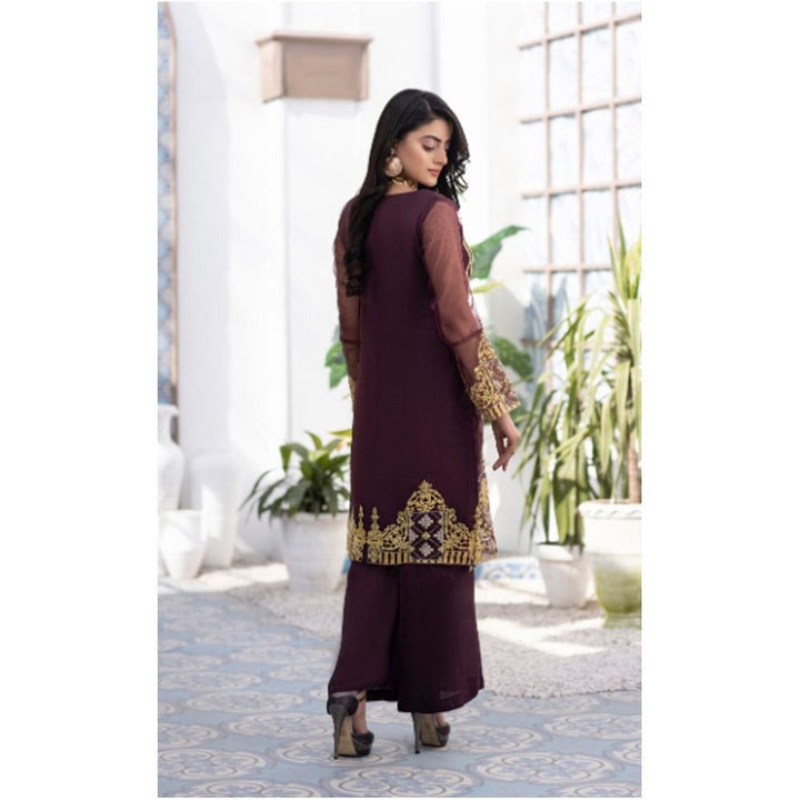 Noor E Chaman Vol-1- Maroon Flame- Nr-0105