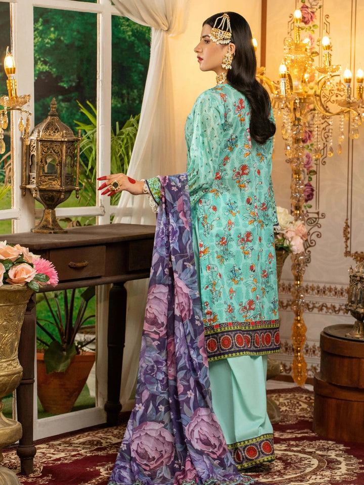 Keshia Mahtaab – 3 Piece Embroidered Unstitched Luxury Lawn