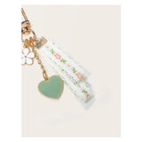 Shein- Heart & Floral Decor Bag Charm