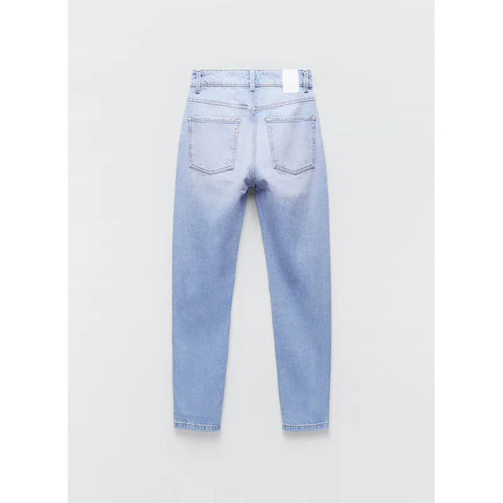 Zara- Z1975 Mom Jeans- Faded blue