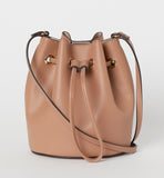 H&M- Dark Beige Small Bucket Bag