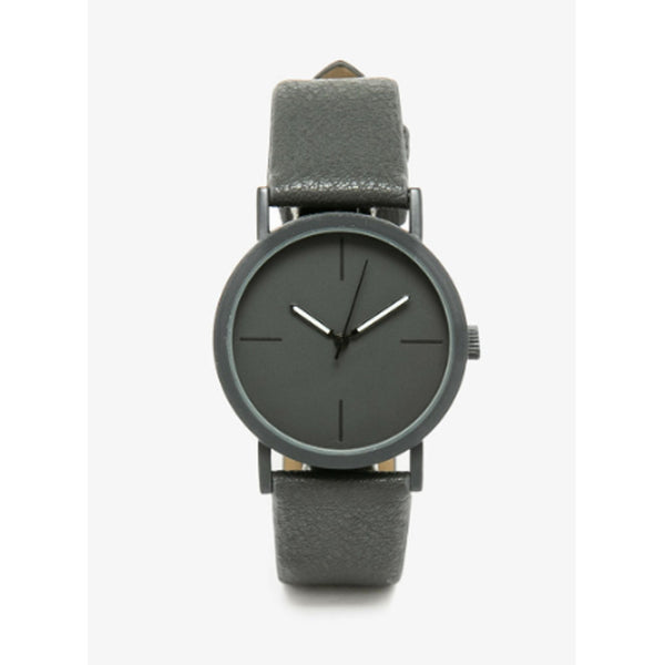 Koton- Leather Look Watch - Grey