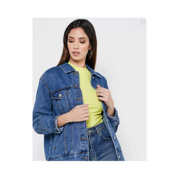 MODANISA- MISSGUIDED- Oversized Denim Jacket