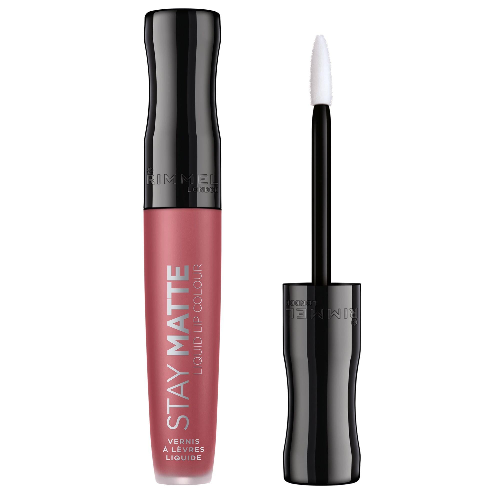 Rimmel- Stay Matte Liquid Lip Colour, 0.18fl oz 5.5ml, 100 Pink Bliss
