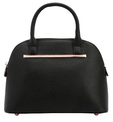 Call It Spring- Black Yauza Zip Closure Tote Bag For Women