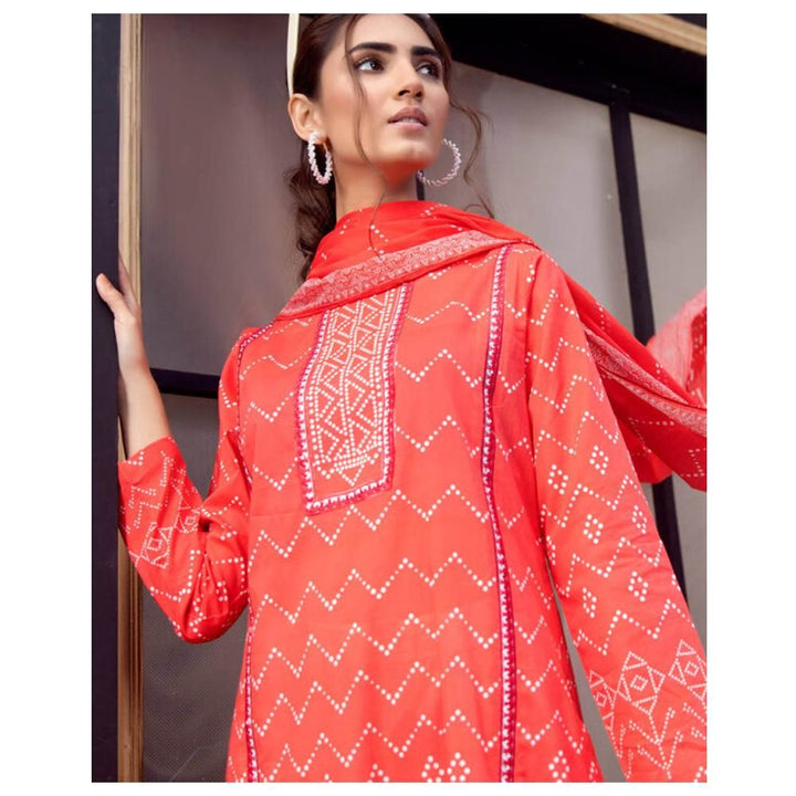 Rosa – 2 Piece Embroidered Unstitched Lawn Shirt & Dupatta