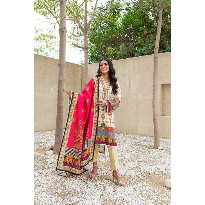 Zellbury- Digital Printed Cambric Shirt, Cambric Dupatta & Cambric Trouser WUW21X30129