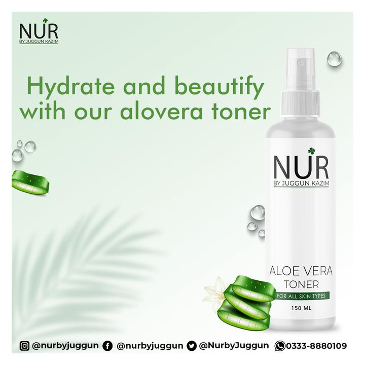 Nur By Juggan Kazim- Aloe Vera Toner, 100Ml