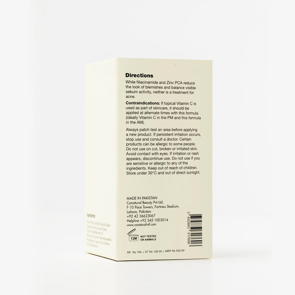 CoNATURAL - Niacinamide 10% & Zinc 1%