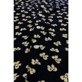 Montivo Floral Pattern Black Half Sleeves Shirt