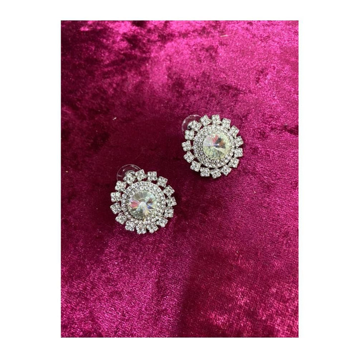 Garnet Lane- SILVER STEERLING SILVER ROUND STUDS