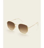 Shein- Sun glasses with colored lens in metal frame