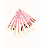 Shein- Spiral Handle Makeup Brush 10 Pieces by Bagallery Deals priced at #price# | Bagallery Deals
