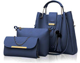 BagX- Alexa Blue 3 Pieces Handbag