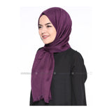 Modanisa- Mervin Şal Purple - Plain - Pashmina - Shawl