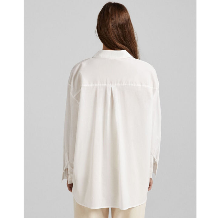 Bershka- Long-sleeved oversized shirt with pocket