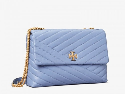 Tory Burch-Kira Chevron convertible Blue wood