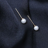 Mumuso- White Small Pearl Earring